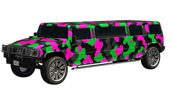 Camuflaje rosa y verde