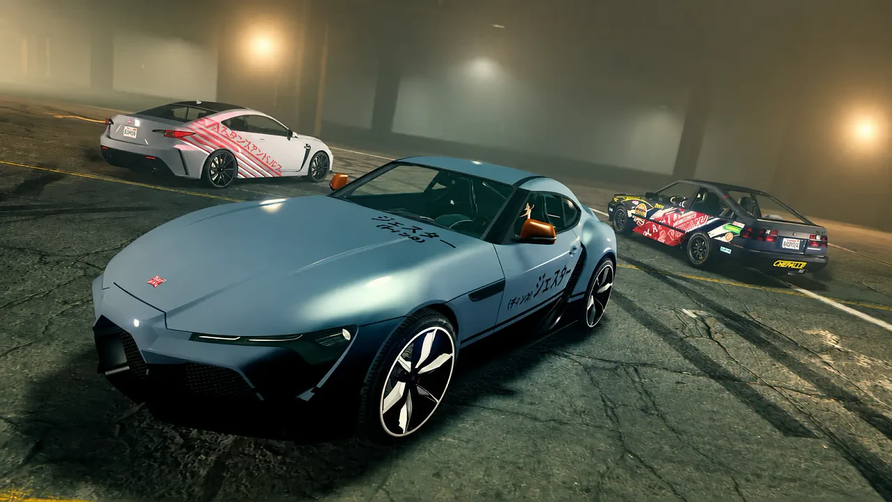 Pista de pruebas del club automovilístico de LS – Enfrentamiento / Tumulto