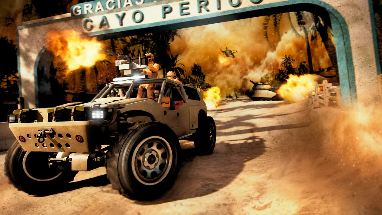 Furia vehicular: Cayo Perico