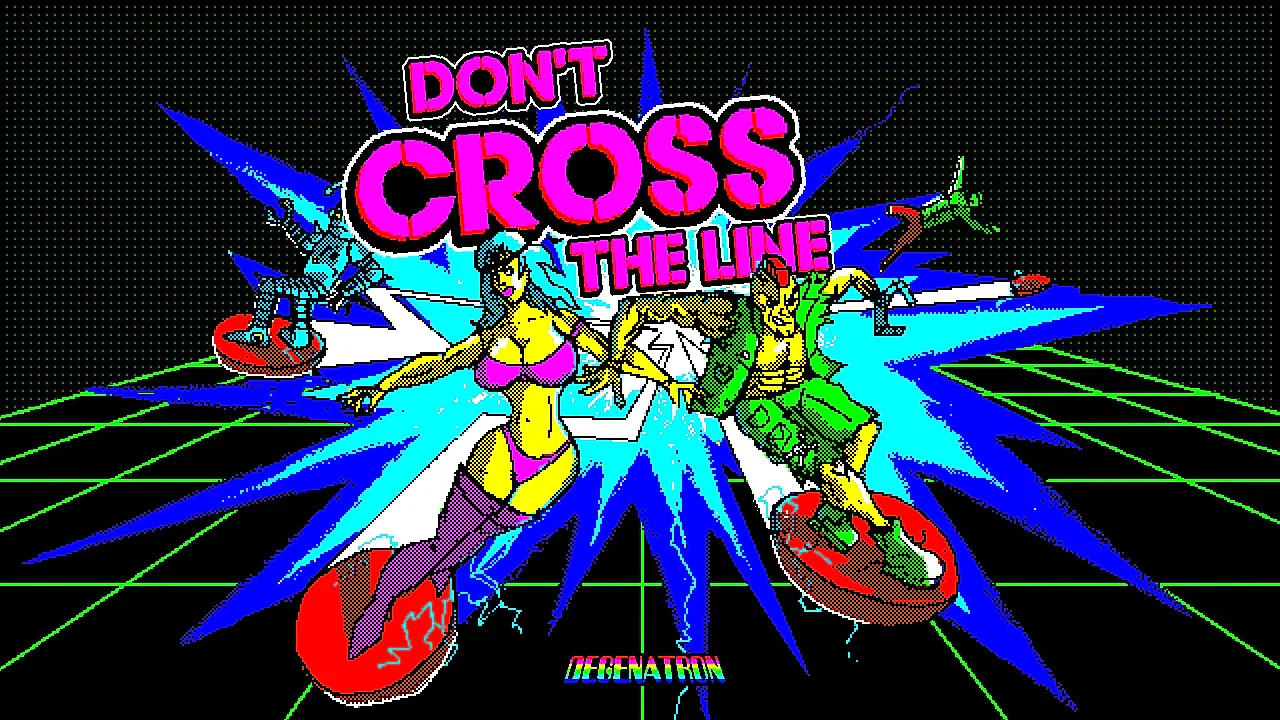 Jogo de Fliperama: Don't Cross the Line