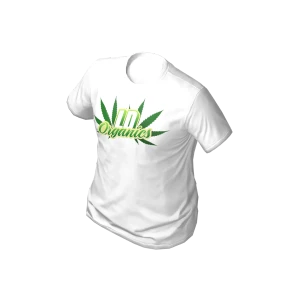 Weißes LD-Organics-T-Shirt