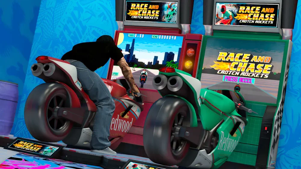 Игровой автомат: Race and Chase – Crotch Rockets / Get Truckin’ / Street Legal