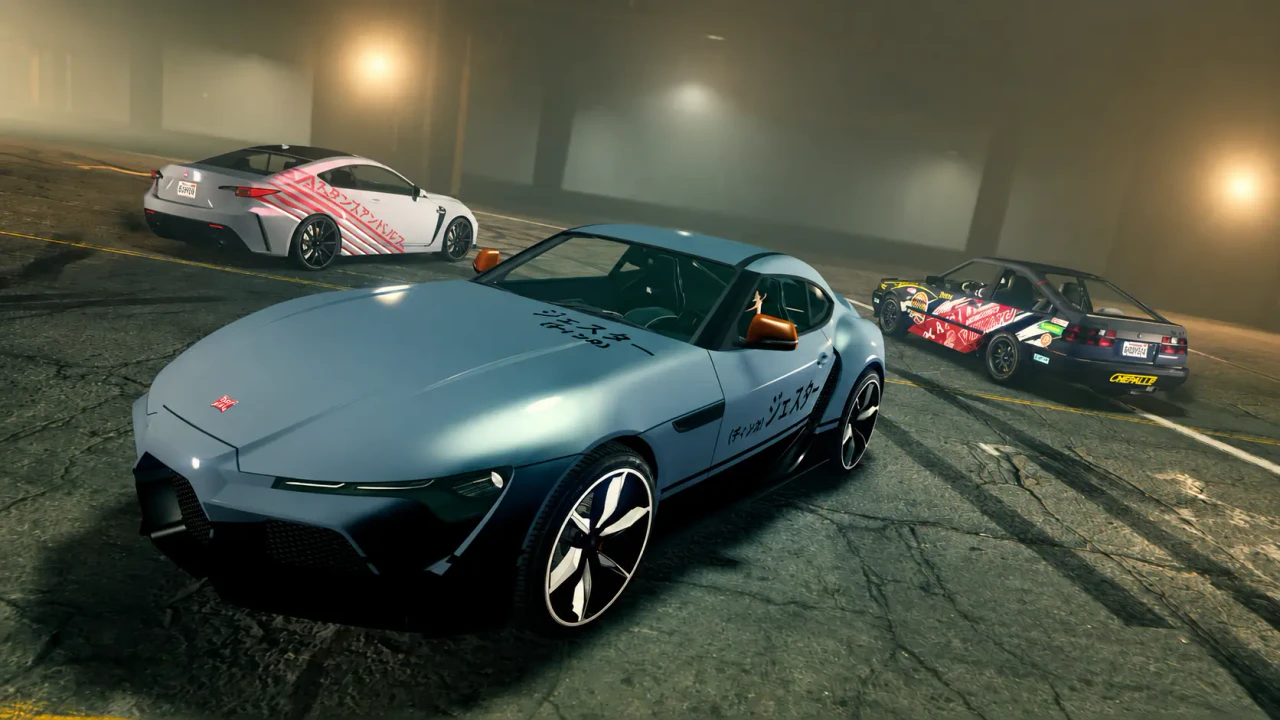 Pista de pruebas del club automovilístico de LS – Enfrentamiento / Tumulto