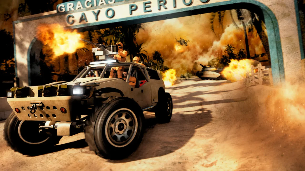 Furia vehicular: Cayo Perico
